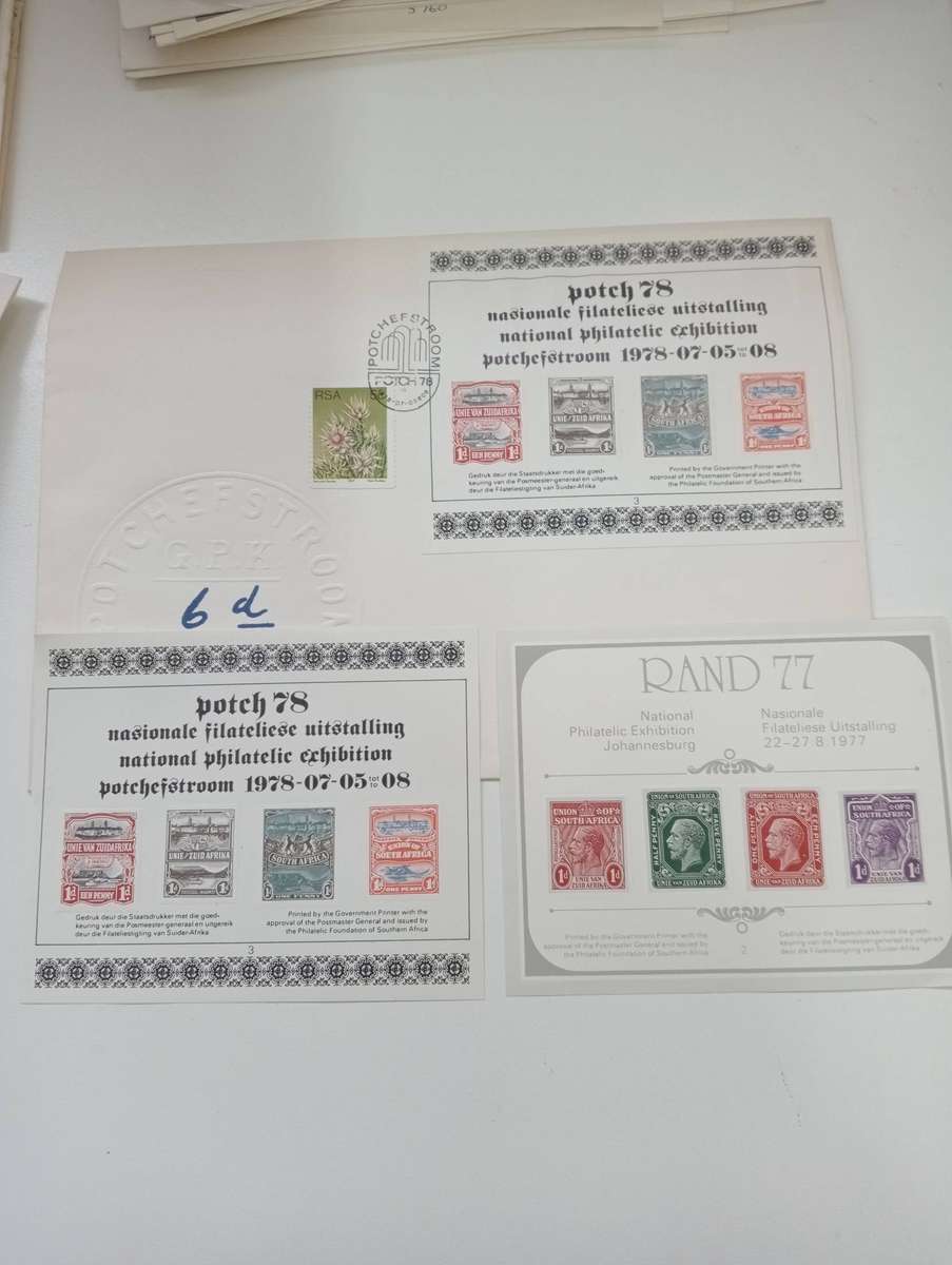 RSA-SWA THE LARGE COMMEMORATION MINI SHEETS CFD + mini sheets umm