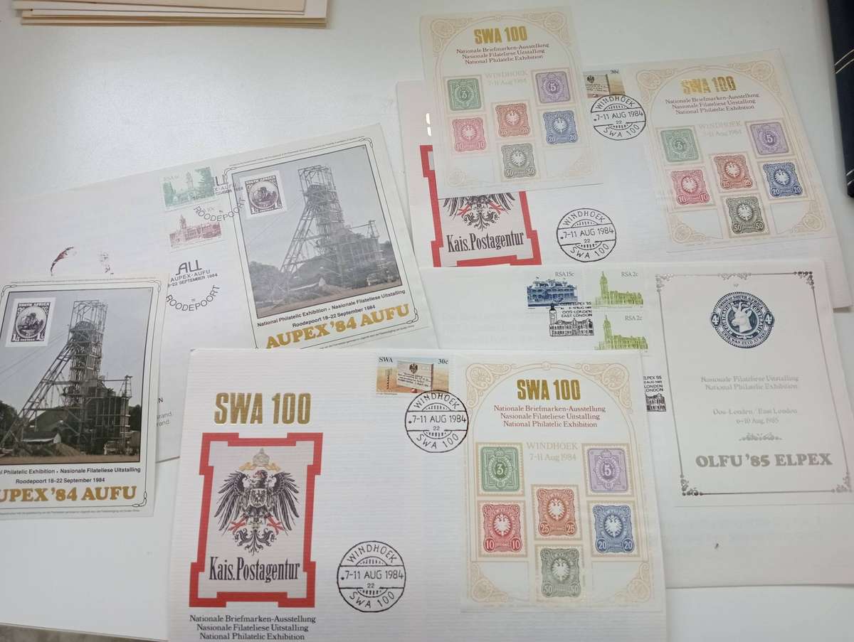 RSA-SWA THE LARGE COMMEMORATION MINI SHEETS CFD + mini sheets umm