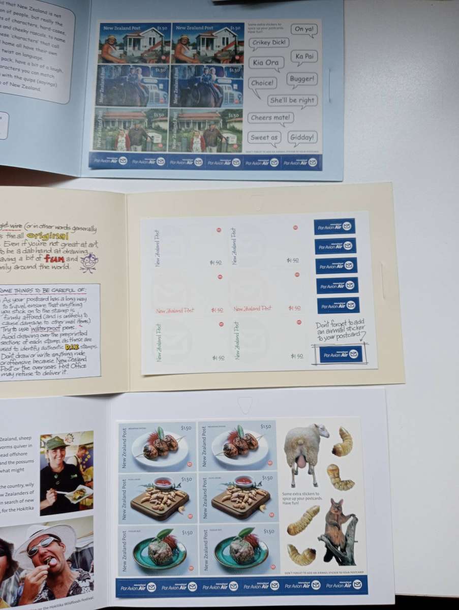 NEW ZEALAND-SCARCE PRESENTATION PACKS-self adhesives mini sheets !!