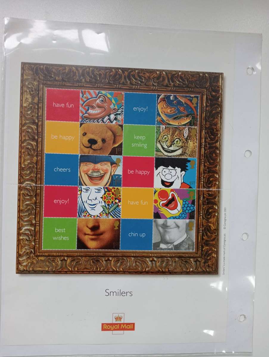 GB-SCARCE " SMILERS " FULL SHEETS UMM see them all-two of the same rest different !