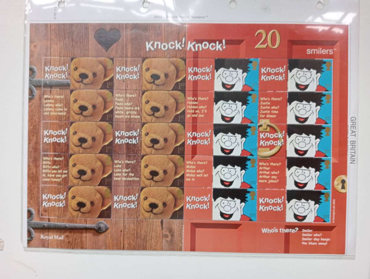 GB-SCARCE " SMILERS " FULL SHEETS UMM see them all-two of the same rest different !