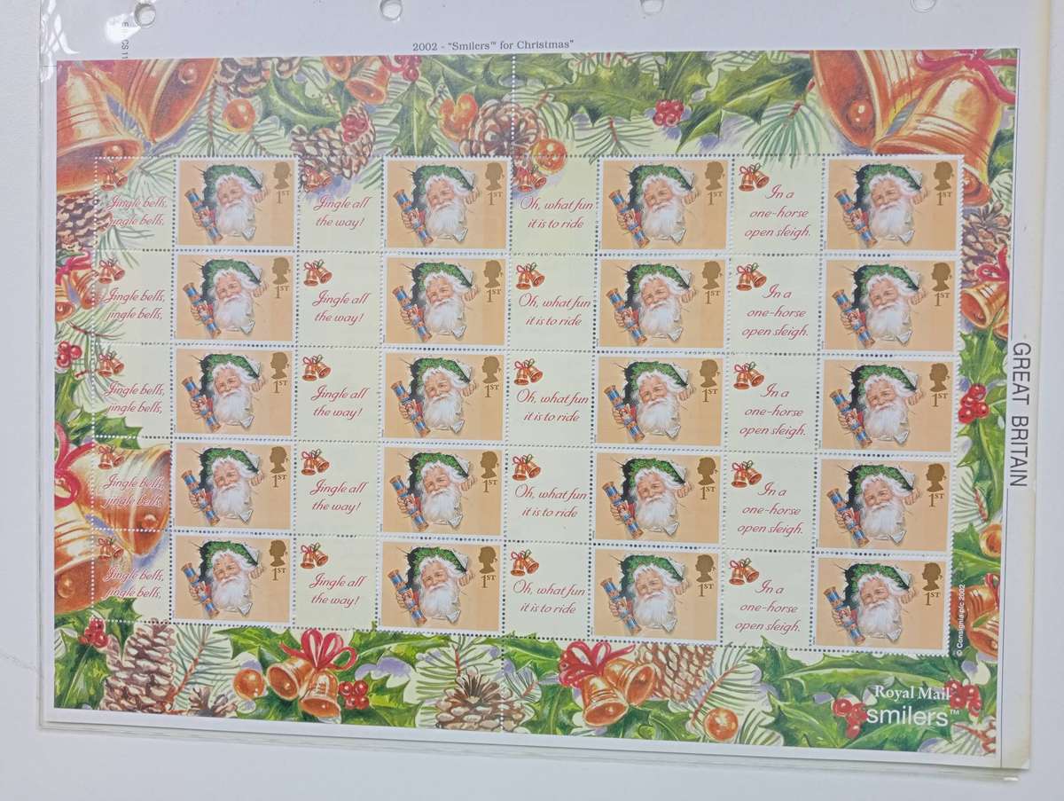 GB-SCARCE " SMILERS " FULL SHEETS UMM see them all-two of the same rest different !