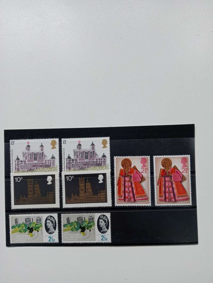 GB-SCARCE LOT OF UMM WITH PRINTING MISTAKES AND ERRORS !! SEE CLOSE UPS BELOW