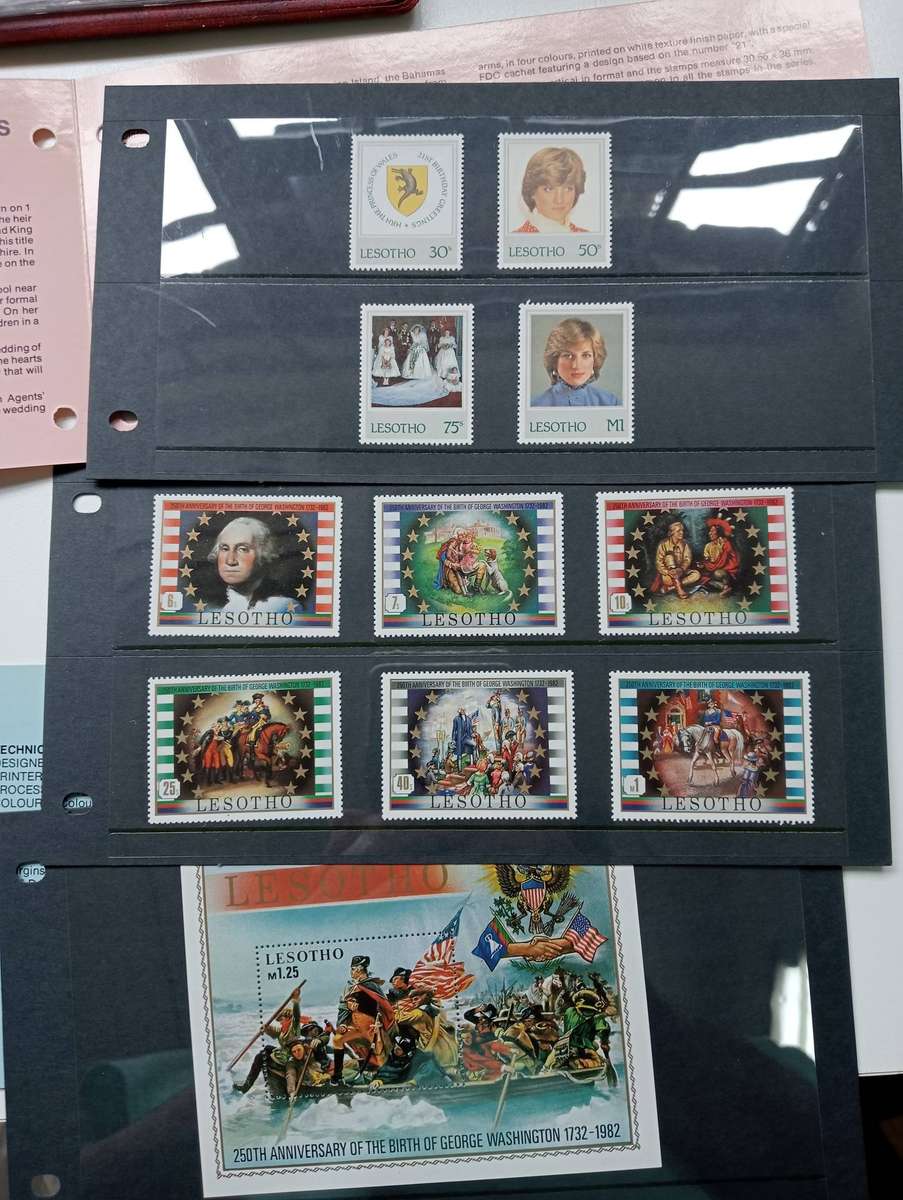 LESOTHO-NICE COLLECTION OF presentation packs complete intact.M/SHEETS included
