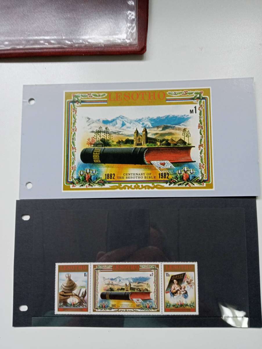 LESOTHO-NICE COLLECTION OF presentation packs complete intact.M/SHEETS included