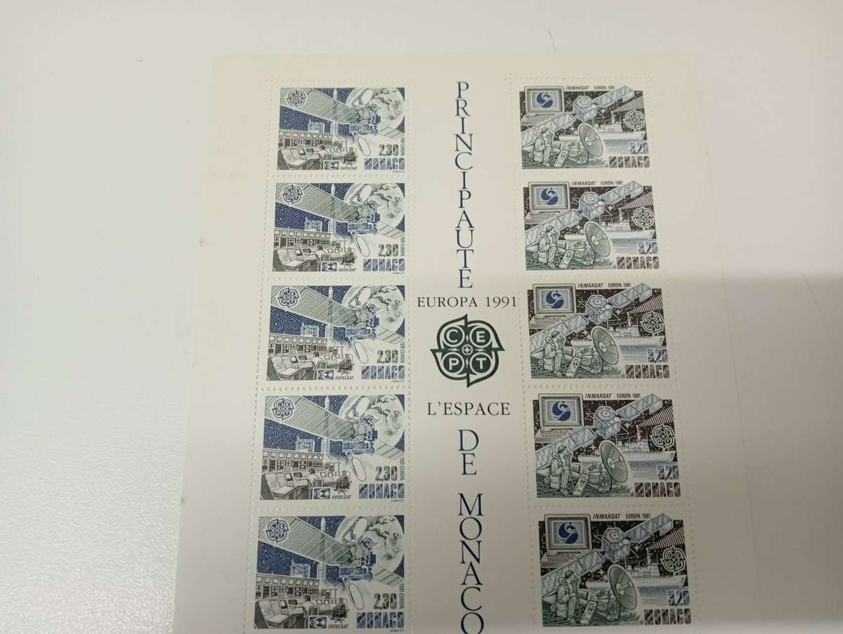 MONACO-SCARCE  SPACE   40 GBP    UMM FULL SHEET