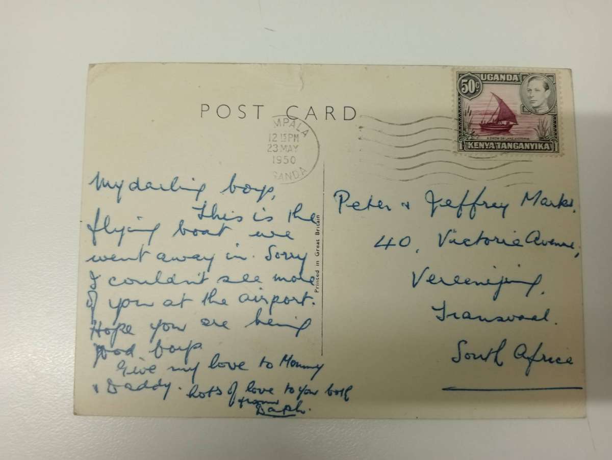 SCARCE KGVI KUT FLYING BOAT FLIGHT CARD + OTHERS