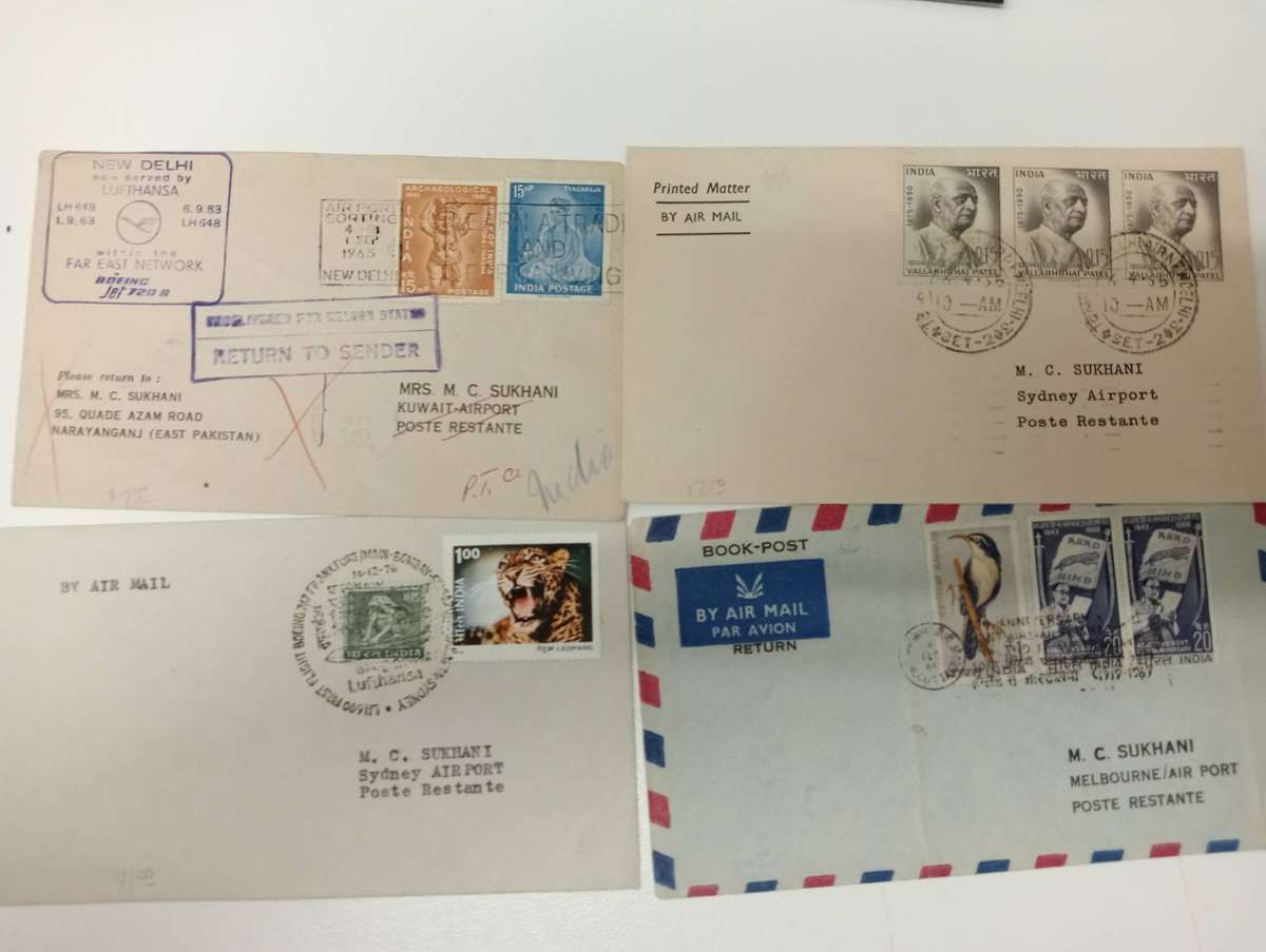 VERY SCARCE FLIGHT COVERS 1930`S INDIA etc-MUST SEE BELOW-MANY CHRISTMAS 1936 COVERS !!