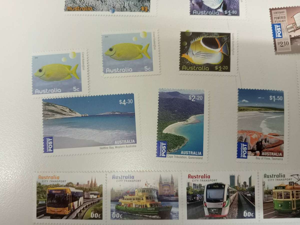 AUSTRALIA-SCARCE MODERN MANY HIGH DOLLAR VALUES ALL superb umm ONE SPECIMEN !!