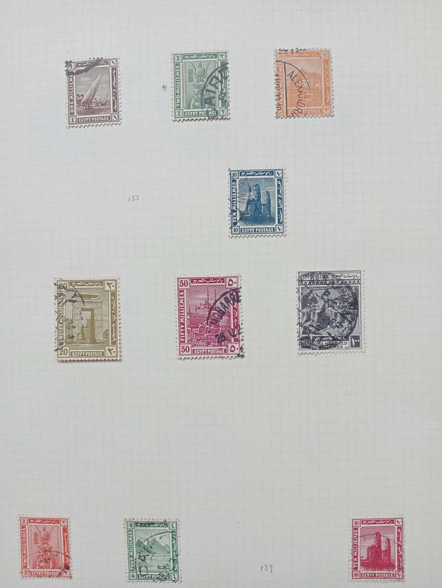 EGYPT-MOSTLY COMMONWEALTH MANDATE VFU HIGH VALUE LOT !!!  AIRS etc