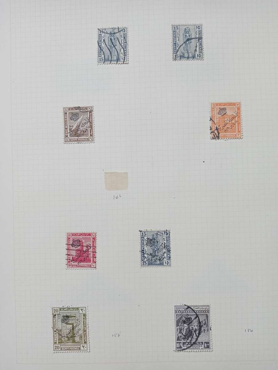 EGYPT-MOSTLY COMMONWEALTH MANDATE VFU HIGH VALUE LOT !!!  AIRS etc