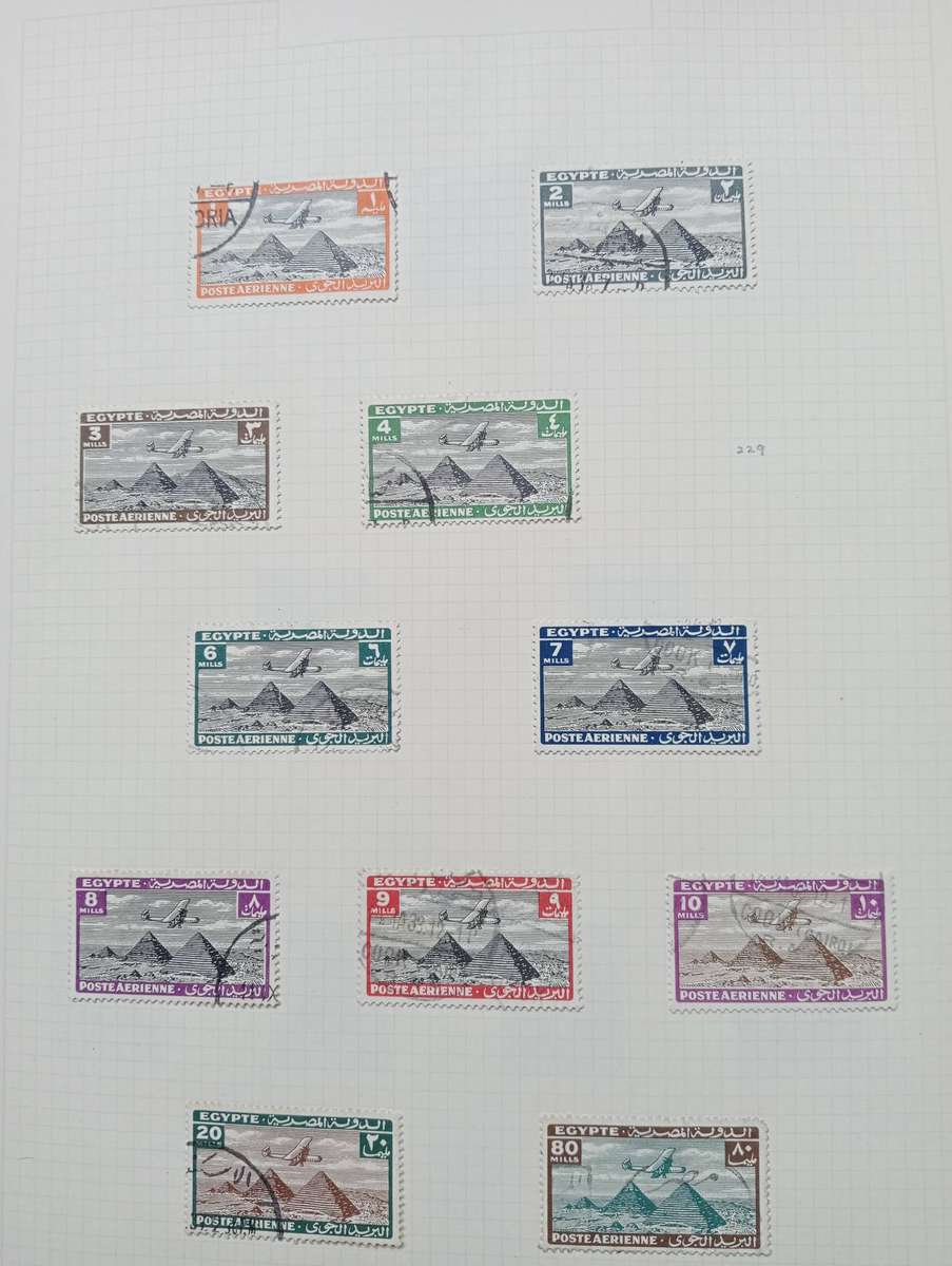EGYPT-MOSTLY COMMONWEALTH MANDATE VFU HIGH VALUE LOT !!!  AIRS etc