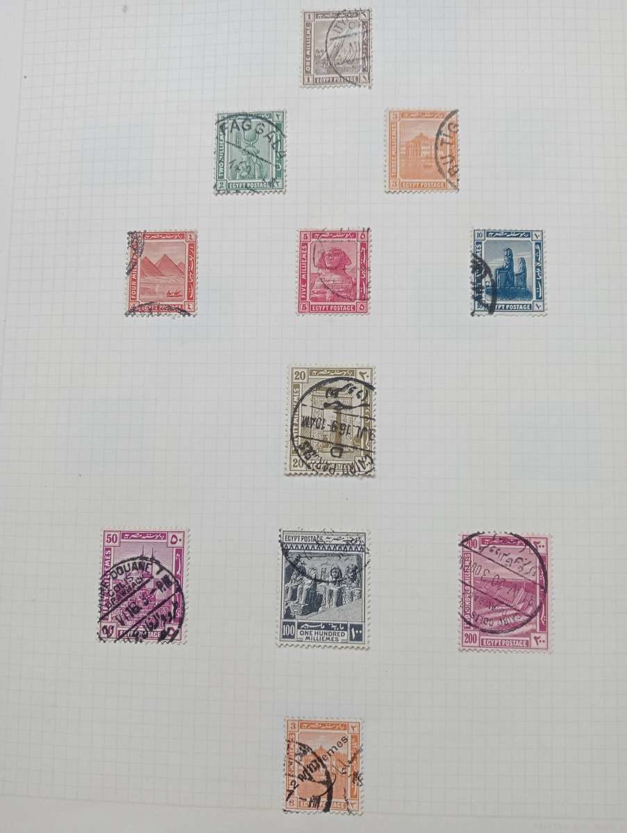 EGYPT-MOSTLY COMMONWEALTH MANDATE VFU HIGH VALUE LOT !!!  AIRS etc