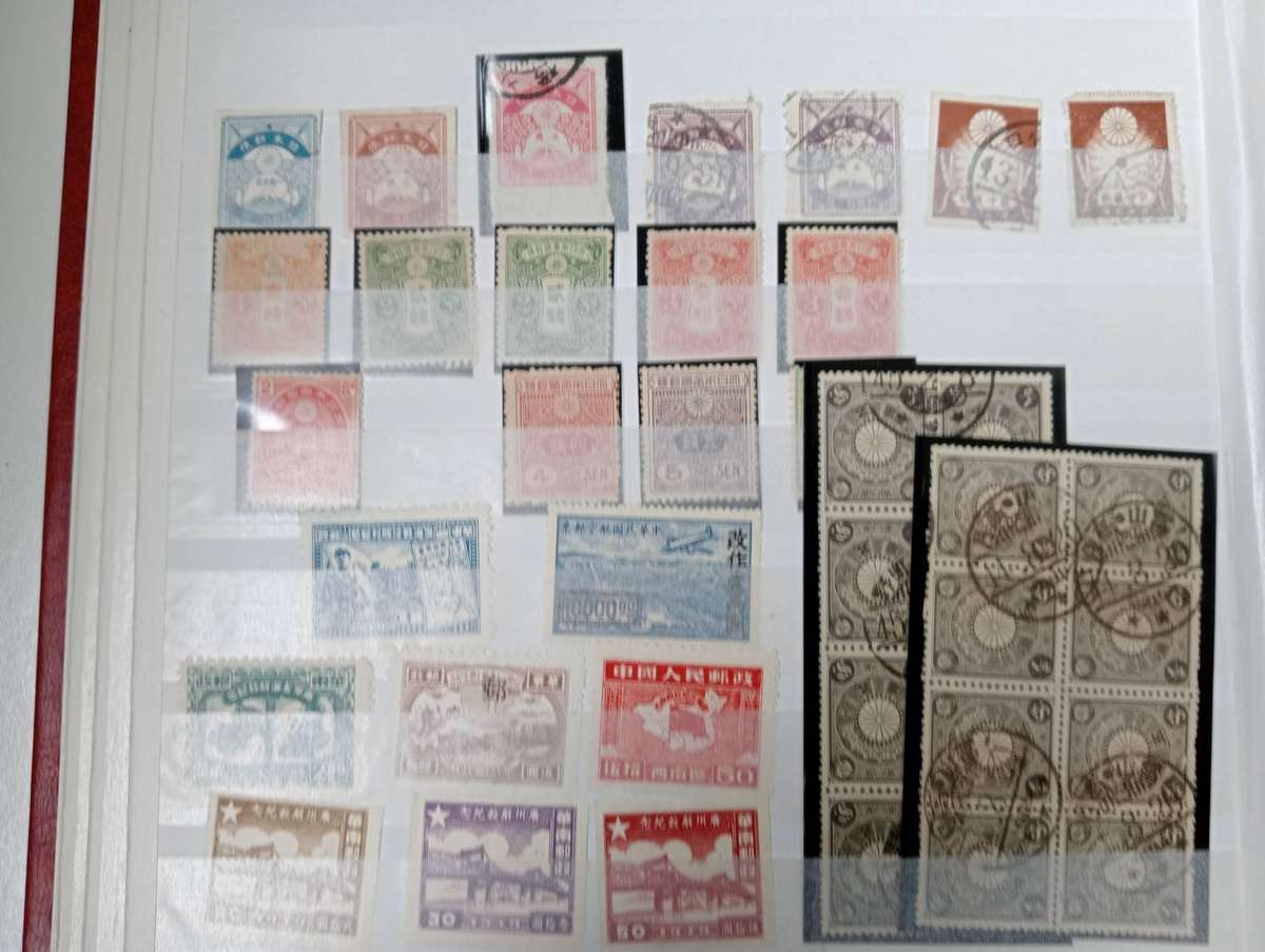 CHINA-2-SCARCE CLEAN STOCK PAGES-TOP BUYER FOR ALL THE LOTS GETS THE STOCK BOOK !!!