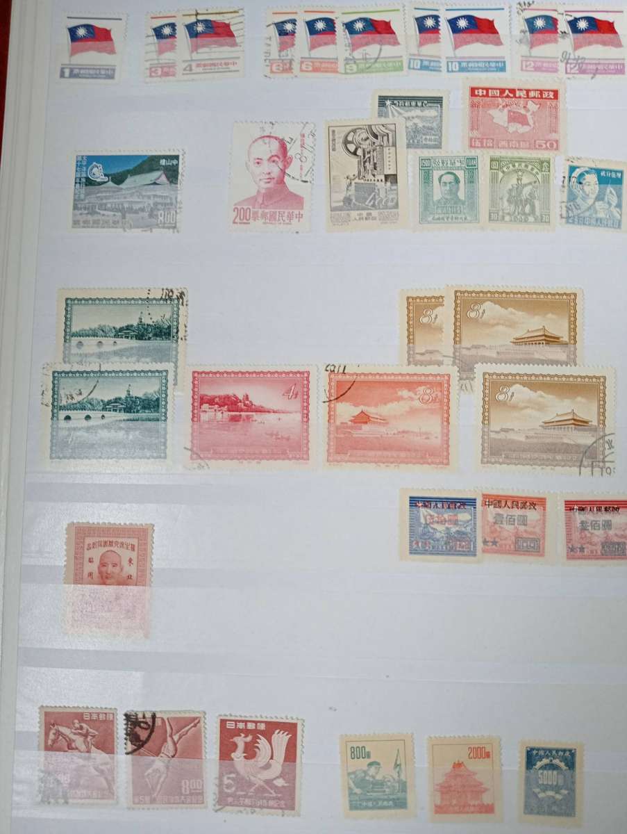 CHINA-2-SCARCE CLEAN STOCK PAGES-TOP BUYER FOR ALL THE LOTS GETS THE STOCK BOOK !!!