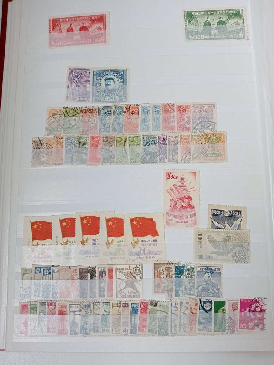 CHINA-2-SCARCE CLEAN STOCK PAGES-TOP BUYER FOR ALL THE LOTS GETS THE STOCK BOOK !!!