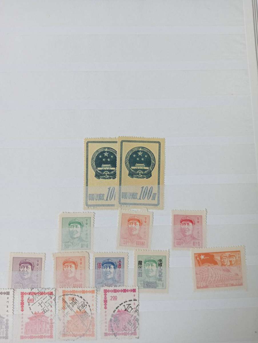 CHINA-4-SCARCE CLEAN STOCK PAGES-TOP BUYER FOR ALL THE LOTS GETS THE STOCK BOOK !!!