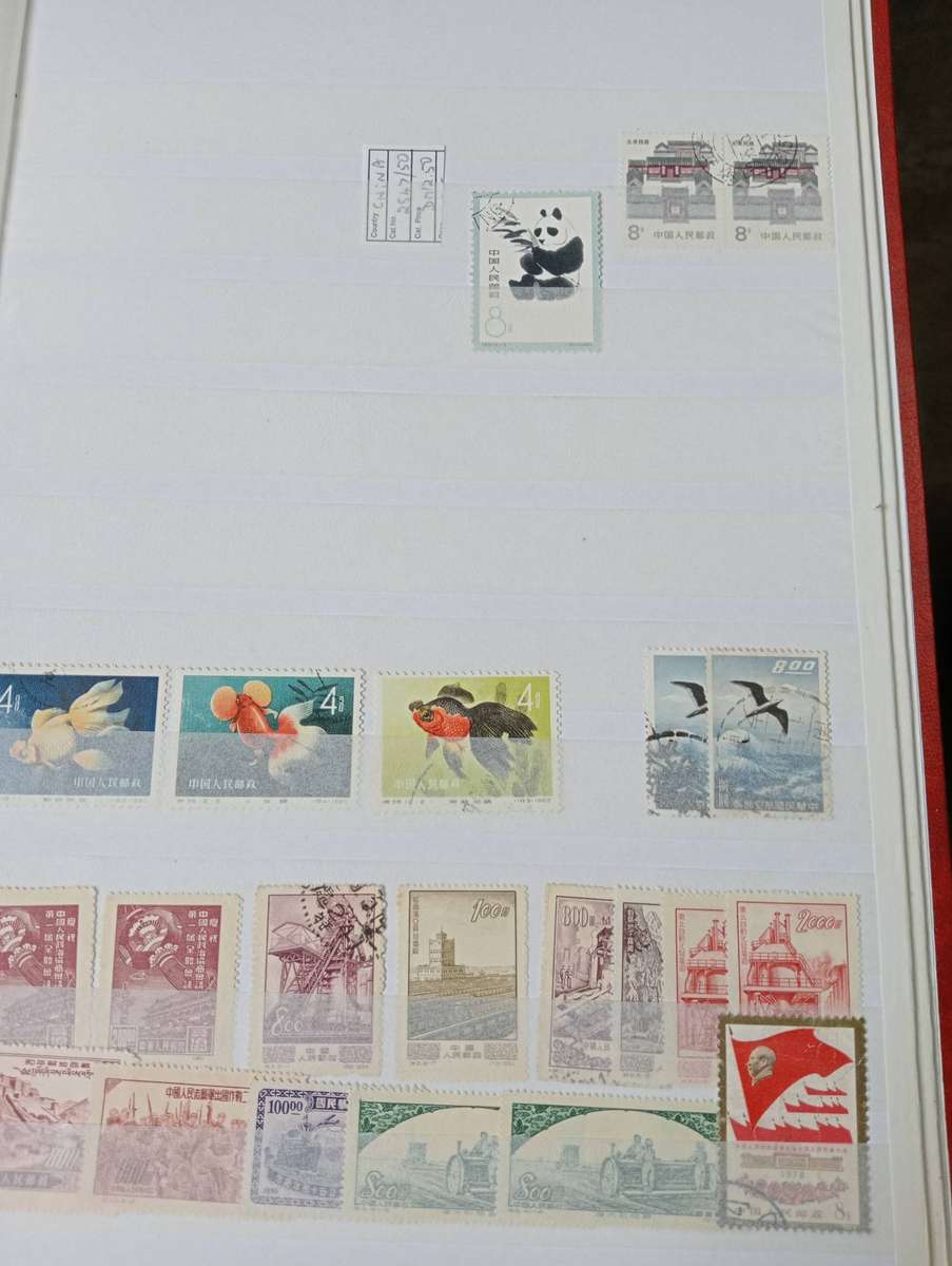 CHINA-4-SCARCE CLEAN STOCK PAGES-TOP BUYER FOR ALL THE LOTS GETS THE STOCK BOOK !!!