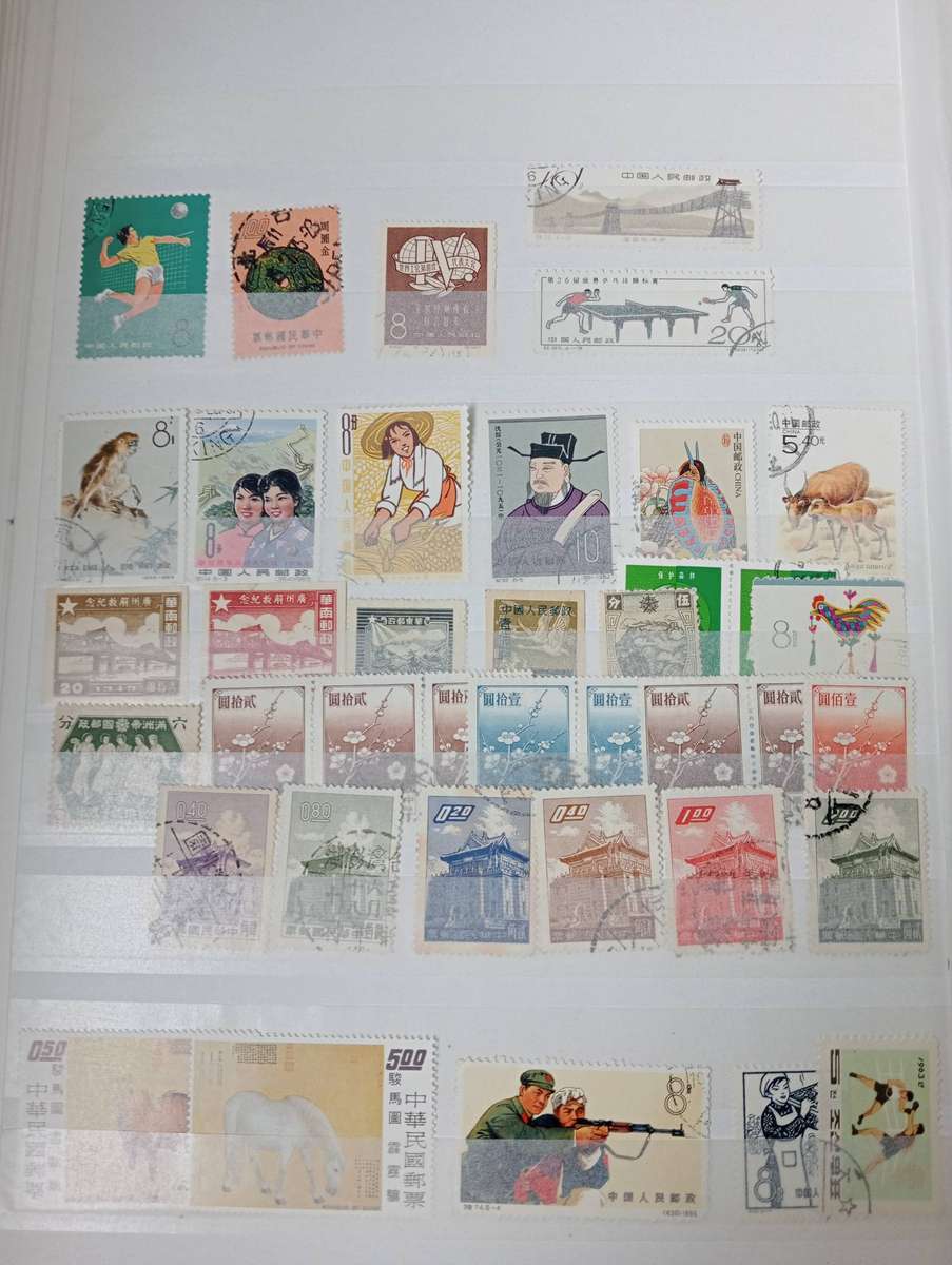 CHINA-4-SCARCE CLEAN STOCK PAGES-TOP BUYER FOR ALL THE LOTS GETS THE STOCK BOOK !!!