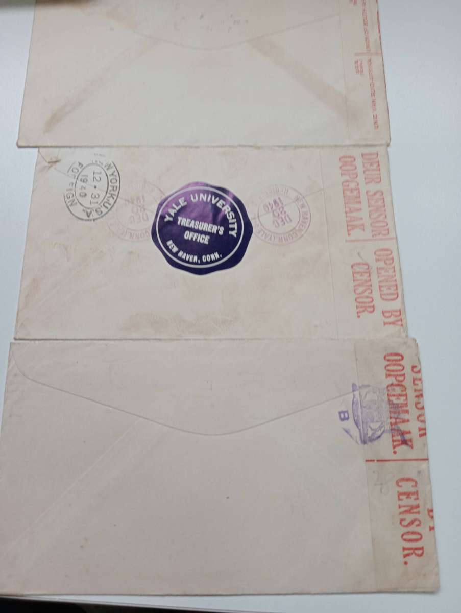 USA AND CANADA " CENSOR COVERS " etc 1 used with DOLLAR !!! NOTE THE ADDRESSEE !!!
