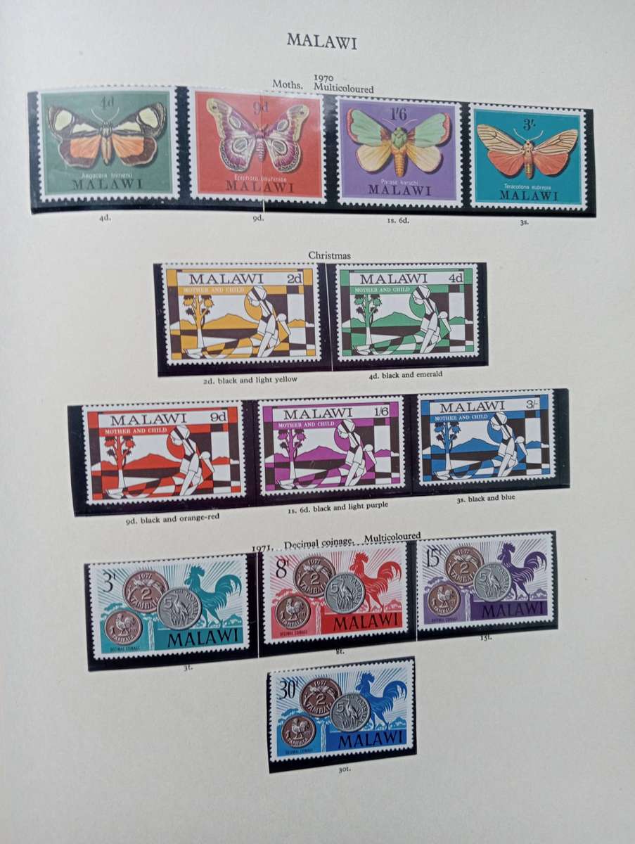 MALAWI-LOVELY COLLECTION  vfm-see below