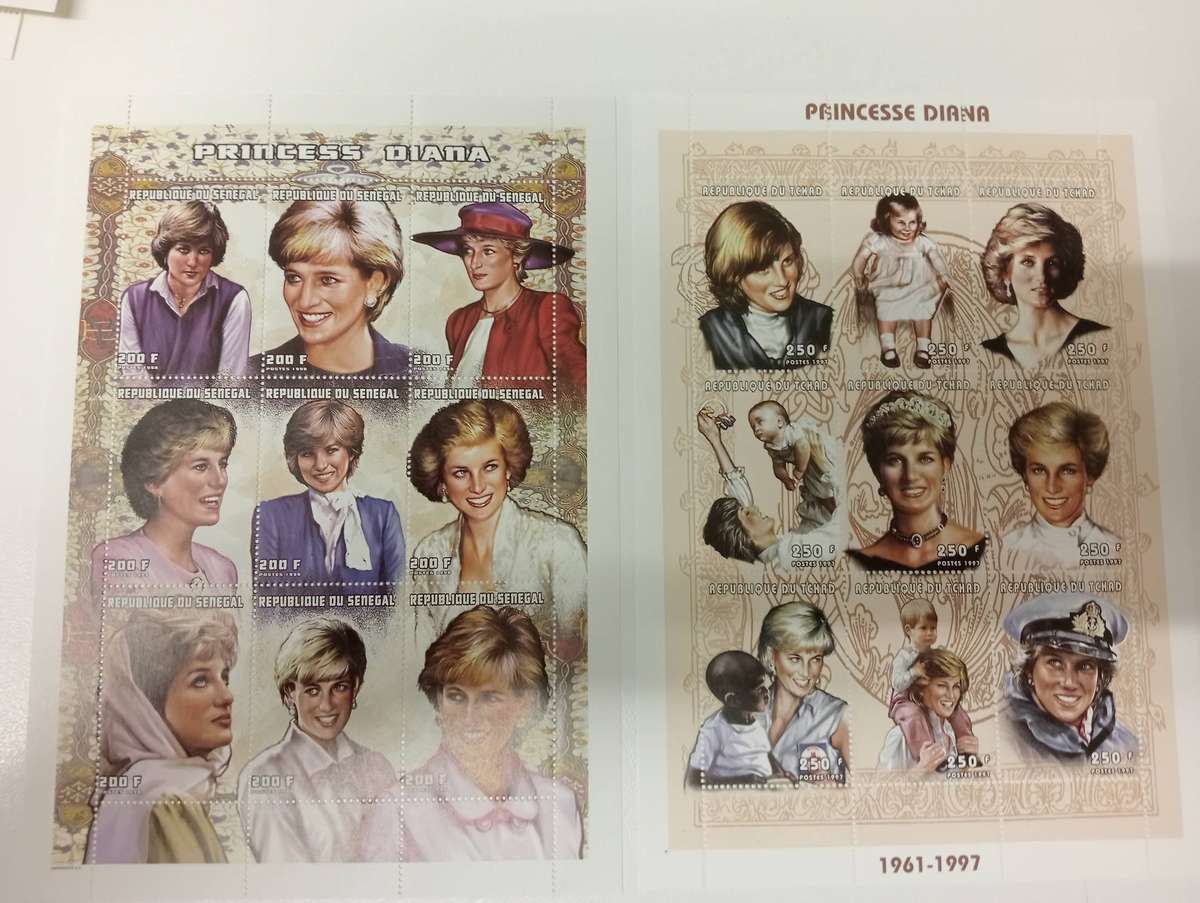 VERY GOOD MINI  FULL SHEETS  LADY DI  -SELDOM SEEN LADY DI etc etc BUY NOWS ALLOWED