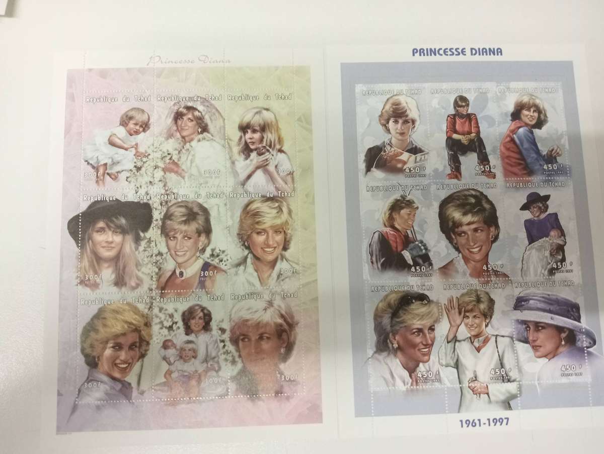VERY GOOD MINI  FULL SHEETS  LADY DI  -SELDOM SEEN LADY DI etc etc BUY NOWS ALLOWED