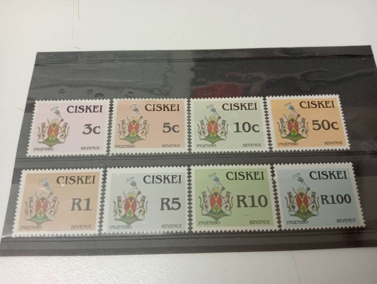 CISKEI-SCARCE REVENUES and overprints SEE THE OTHER TVBC STATES !!