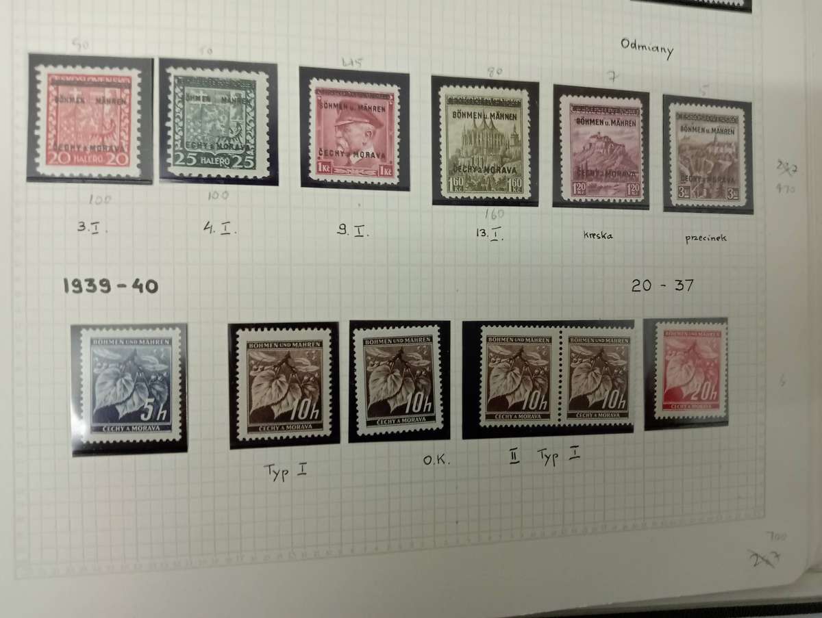 BOHMAN-MARHEN VERY SCARCE WRITTEN UP COLLECTION MANY VARIETIES-1st set all signed