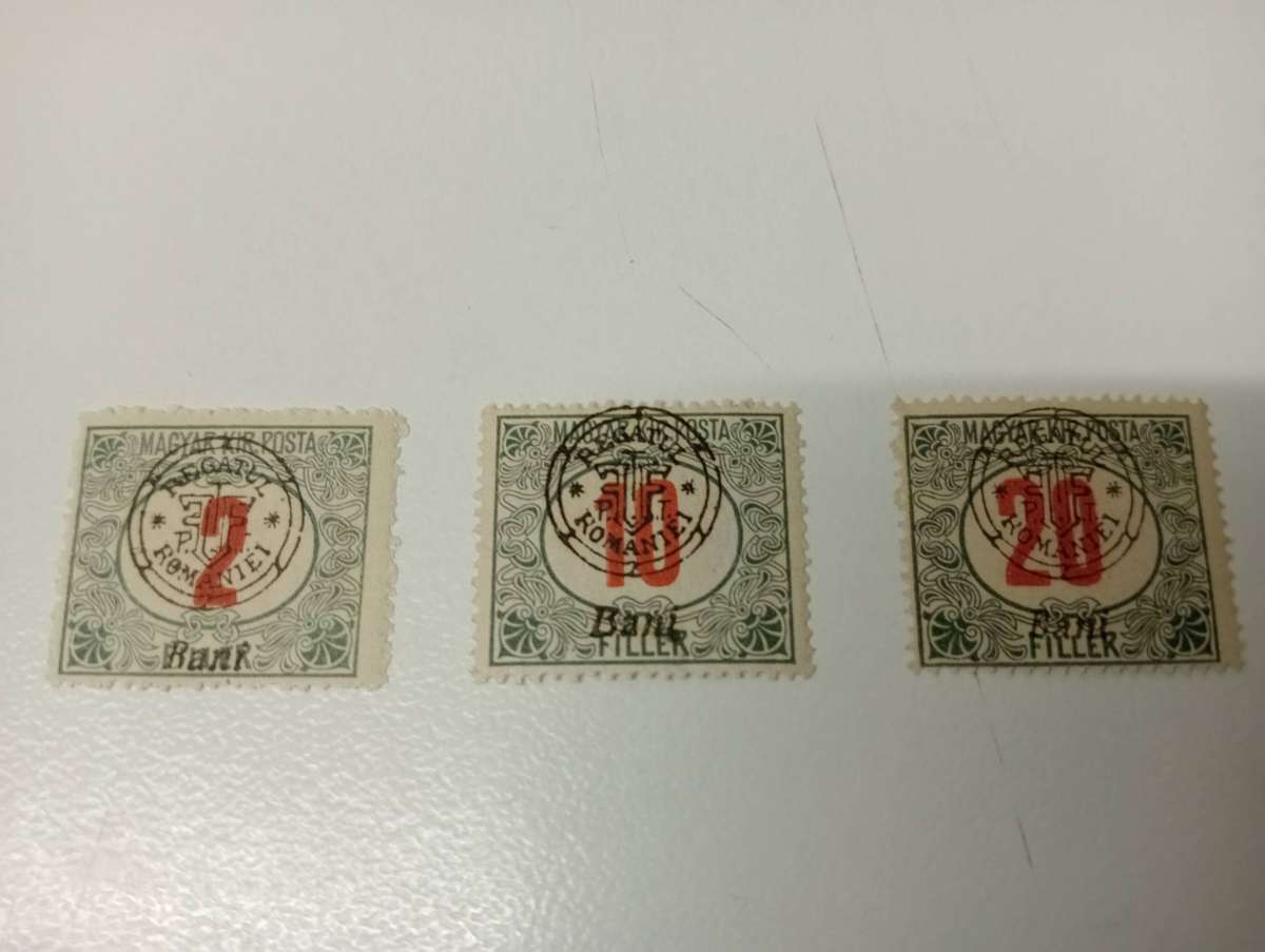 ROMANIA-OCCP. IN TURKEY Postage dues   vfm-h.r.