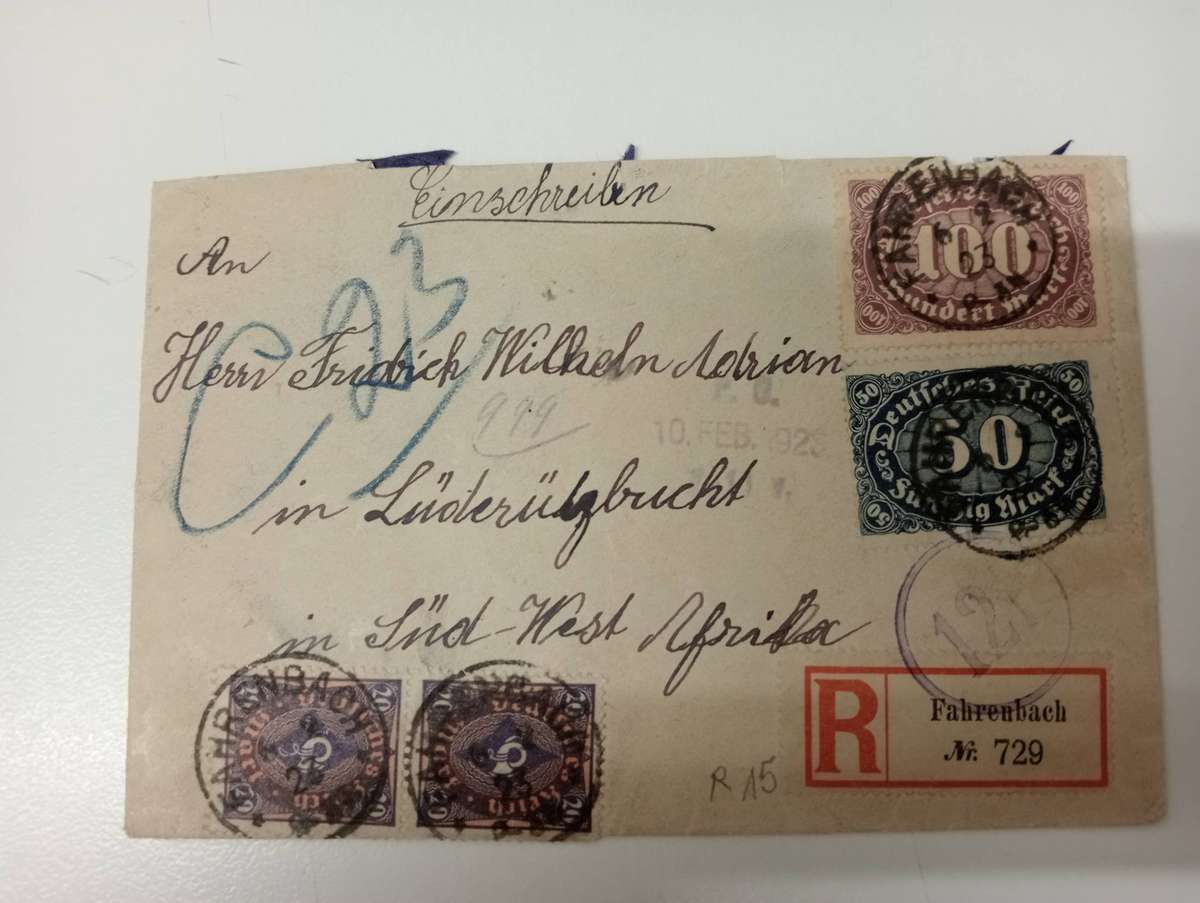 REICH-SCARCE INFLATION COVER TO SWA etc good lot
