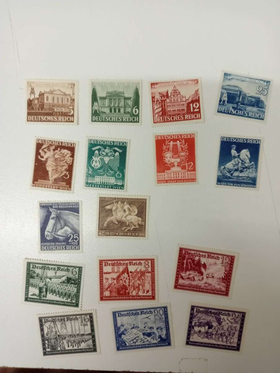 GERMAN REICH-SCARCE vfm/umm the OVERPRINT IS SCARCE !!