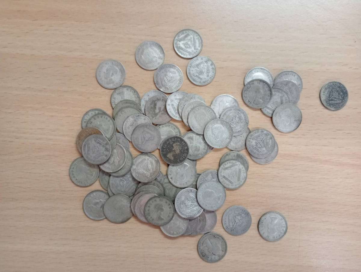 UNION " TICKYS " [ 1935-1958 ] and 1 SHILLING ABOUT 105 Grams