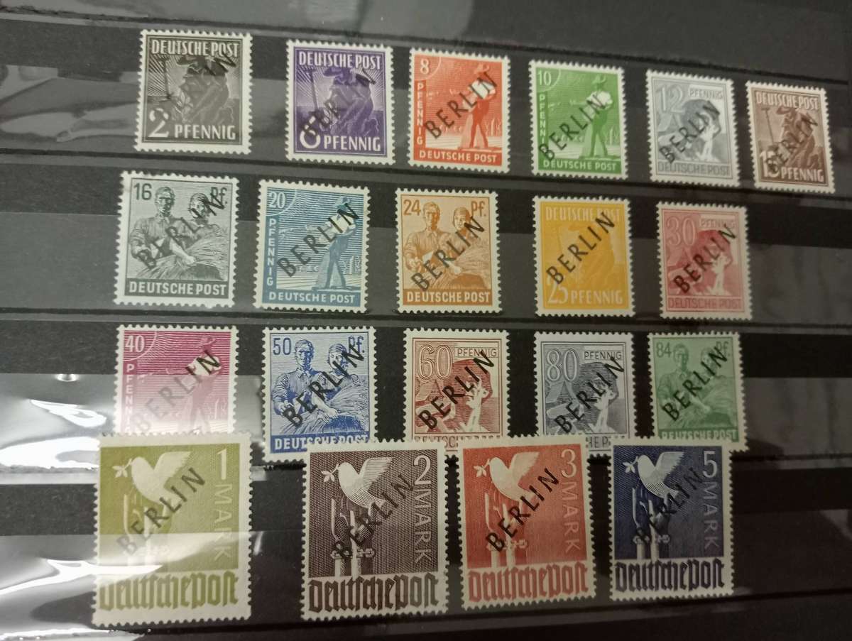 BERLIN-VERY SCARCE UMM EXPERTIZED SET -NOT easy as such !!! Read below