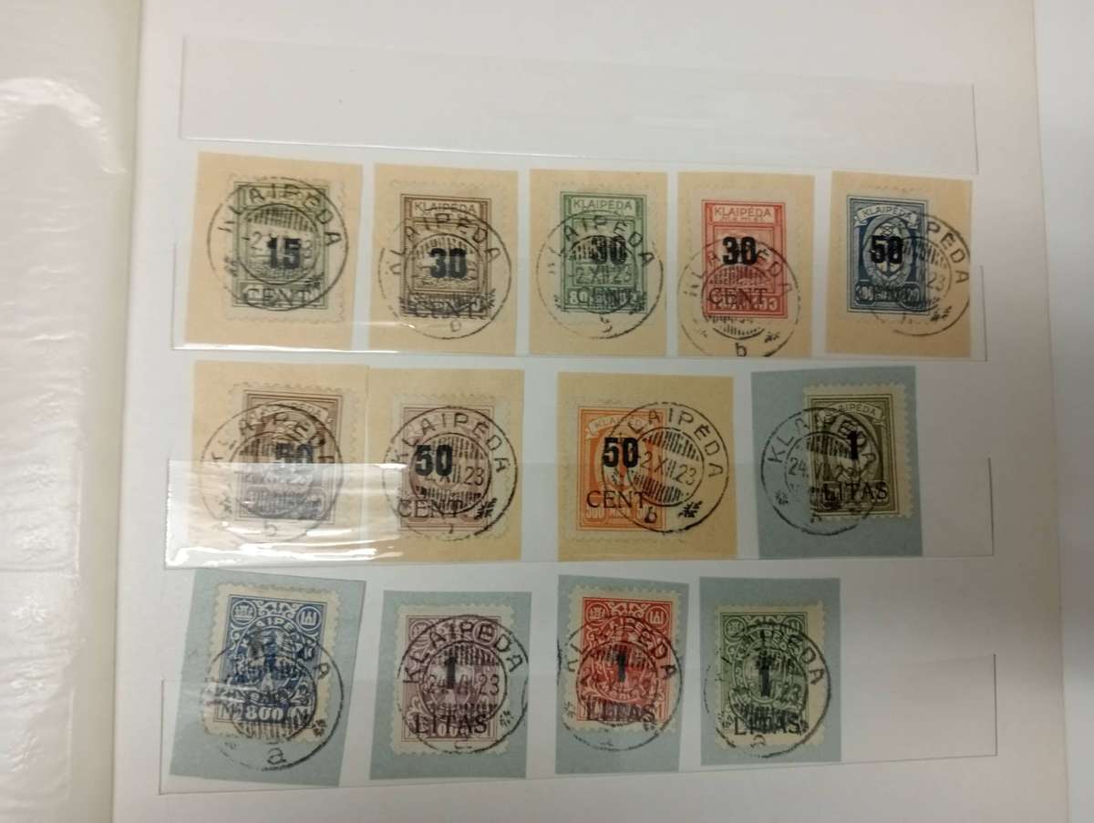 MEMEL OCCP OF LITHUANIA VERY SCARCE R9090.00   COMPLETE SET SUPERB USED Michel 193-205