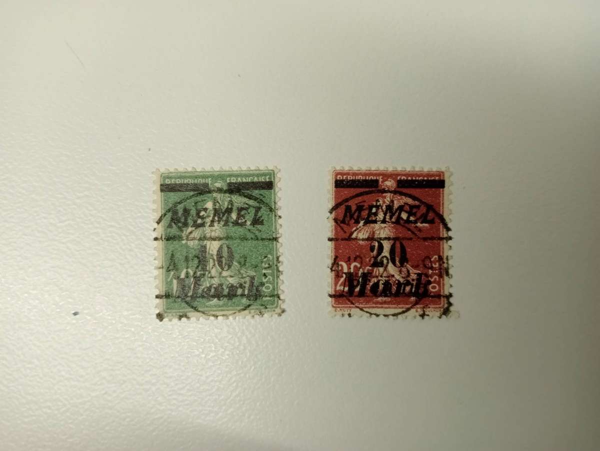 MEMEL-Michel 108/9 SET R320.00  Superb used