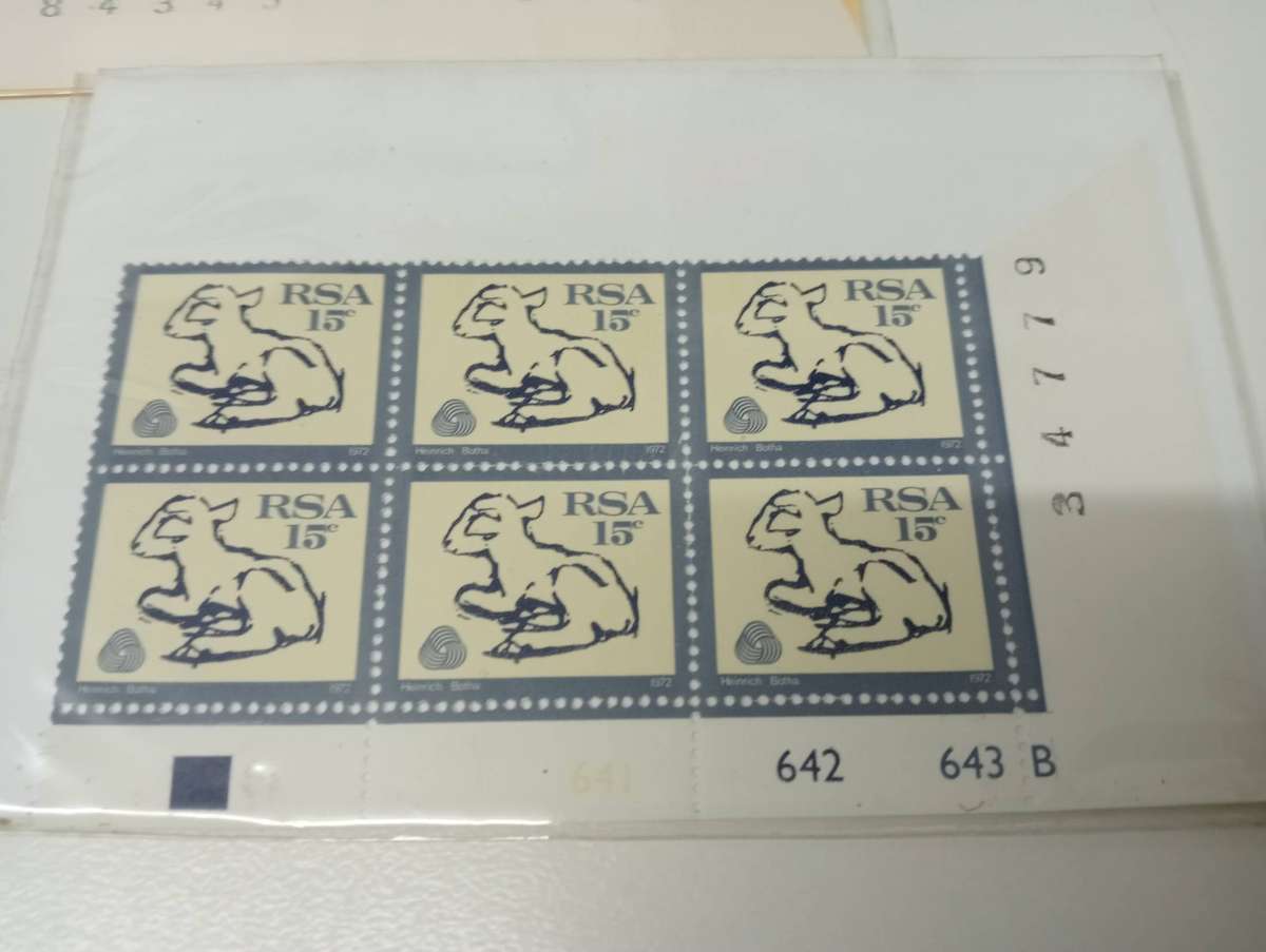 RSA-VERY SCARCE GROUP OF UMM control BLOCKS-noted paper changes etc