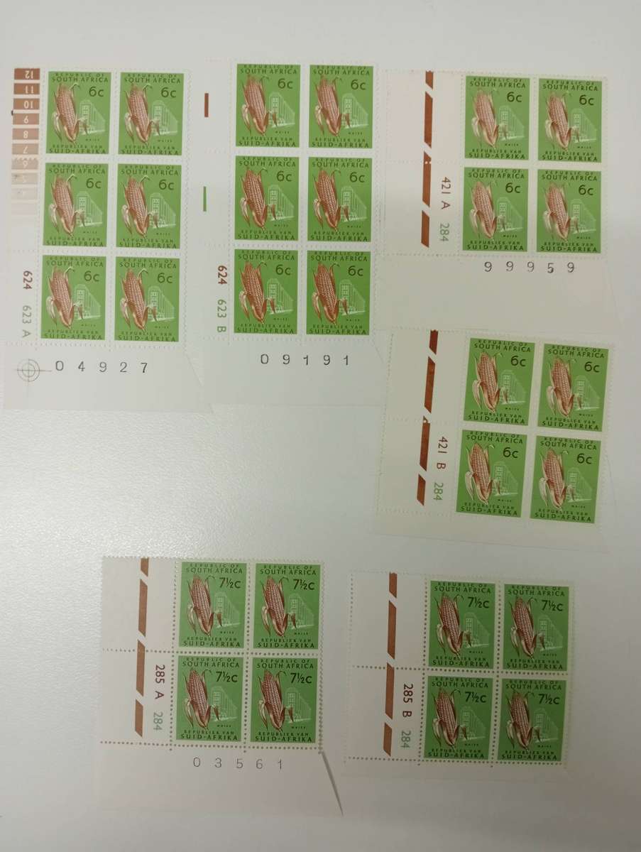 RSA-VERY SCARCE GROUP OF UMM control BLOCKS-noted paper changes etc