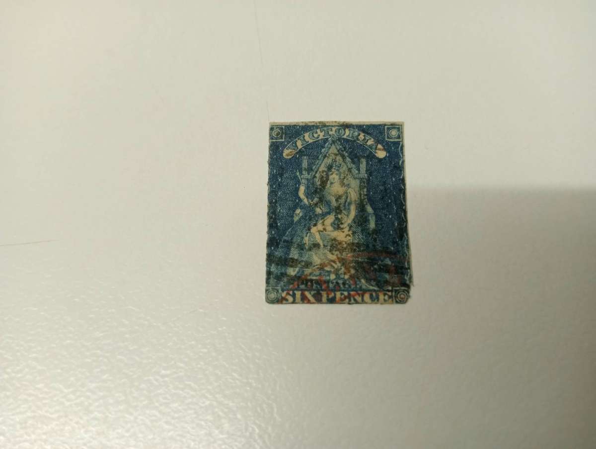VICTORIA-SCARCE STAMP USED