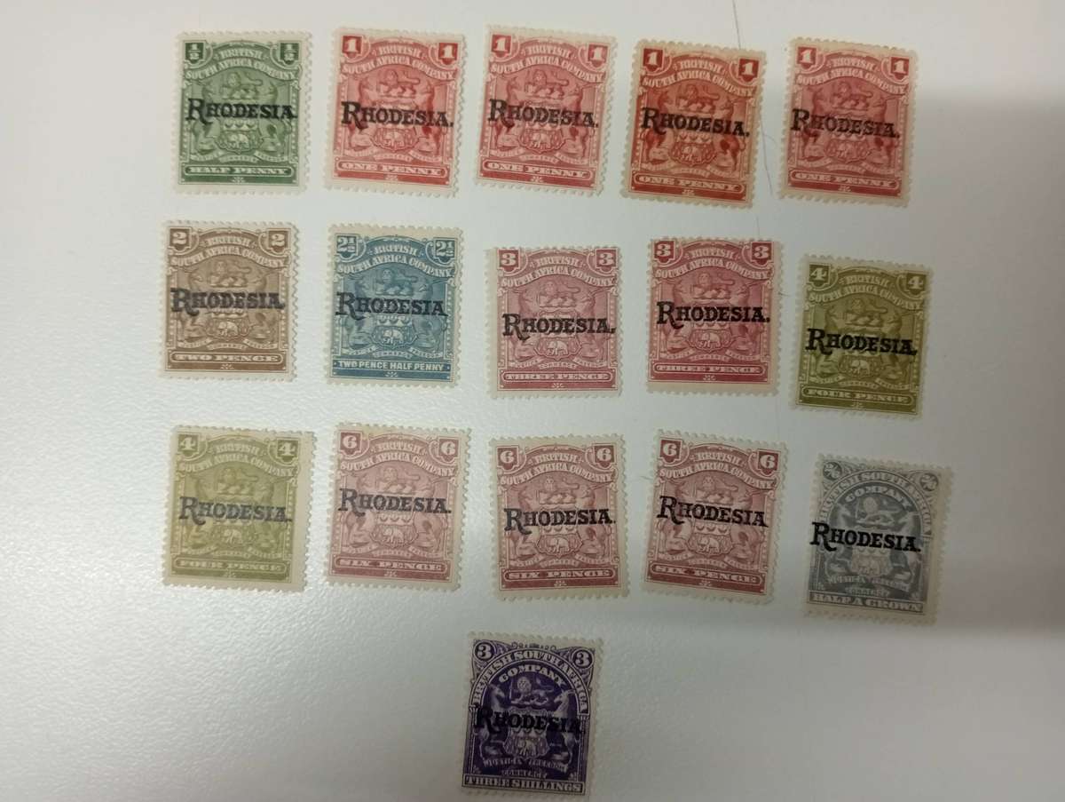 BSAC- OVERPRINT`S LOVELY VFM LOT TO 3 Shillings MANY LISTED SHADES !