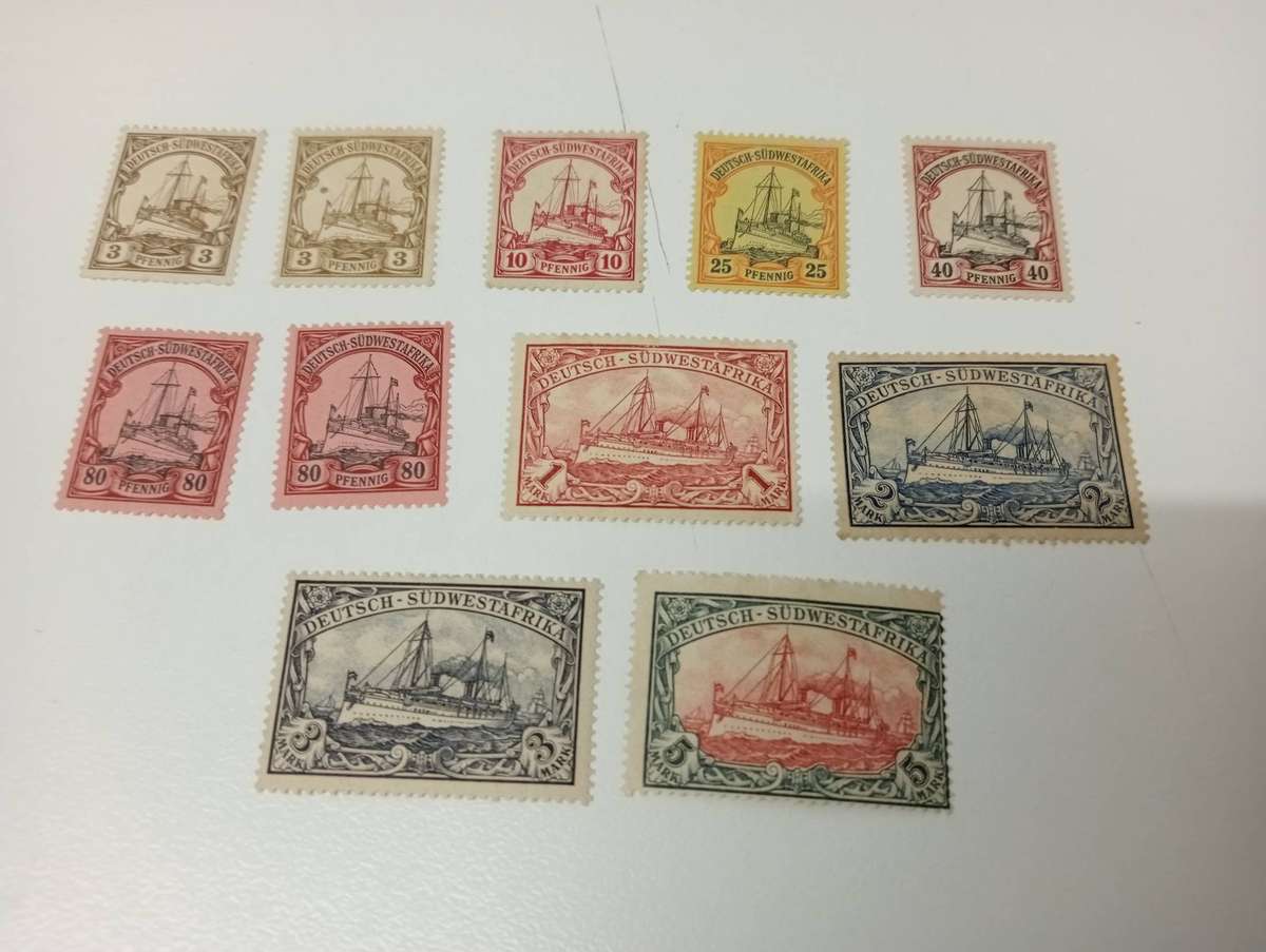 SWA-GERMAN OCCP.  MOSTLY VFM-SCARCE LOT