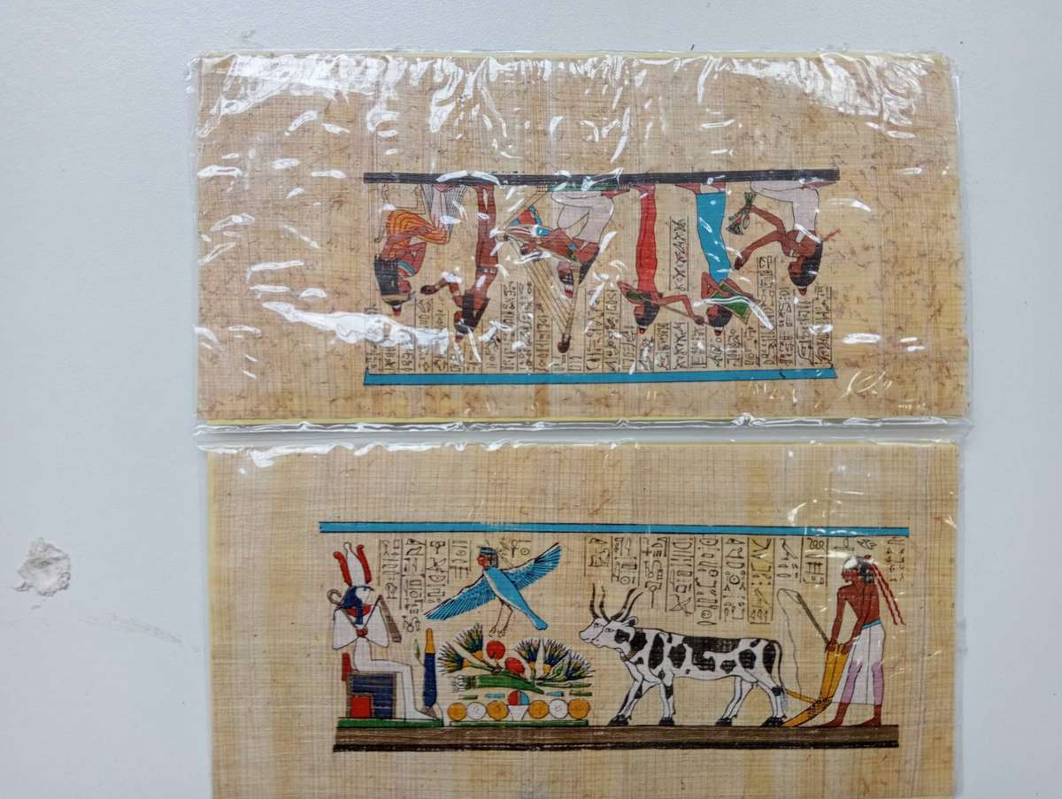 EGYPT-STAMPS AND COINS