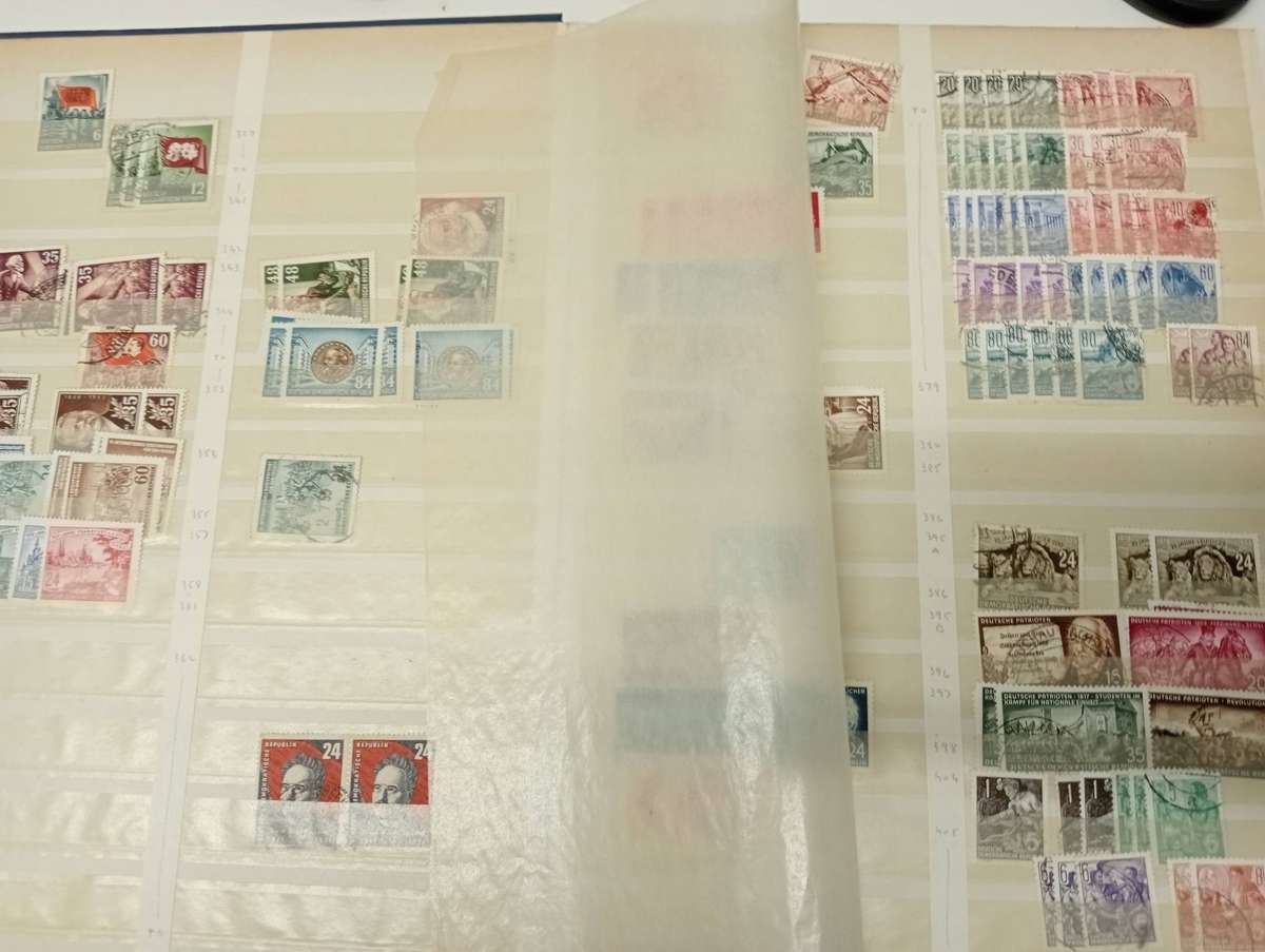 GERMANY-HUGE AMOUNT IN STOCK BOOK-EARLIES TO MID PERIOD-BIG VALUE HERE.Many piled up.