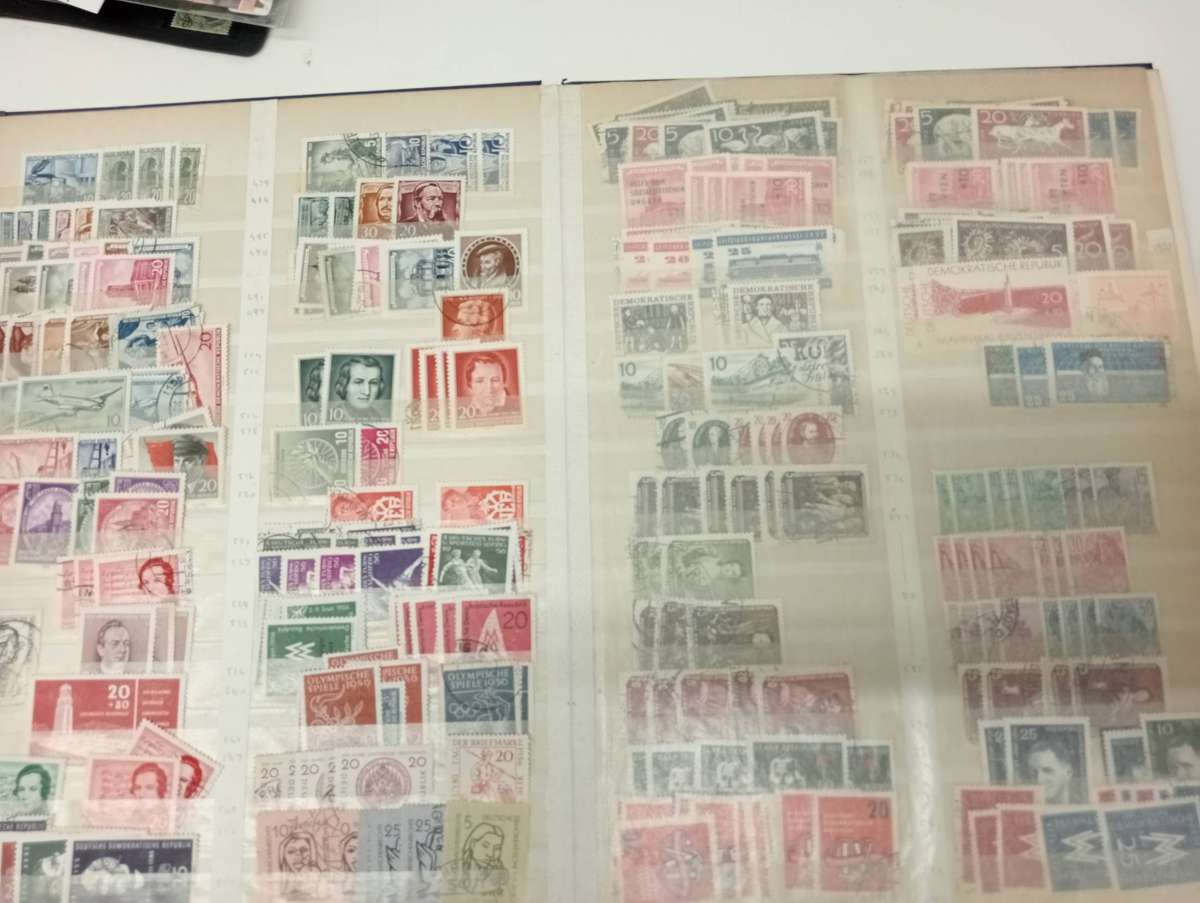 GERMANY-HUGE AMOUNT IN STOCK BOOK-EARLIES TO MID PERIOD-BIG VALUE HERE.Many piled up.