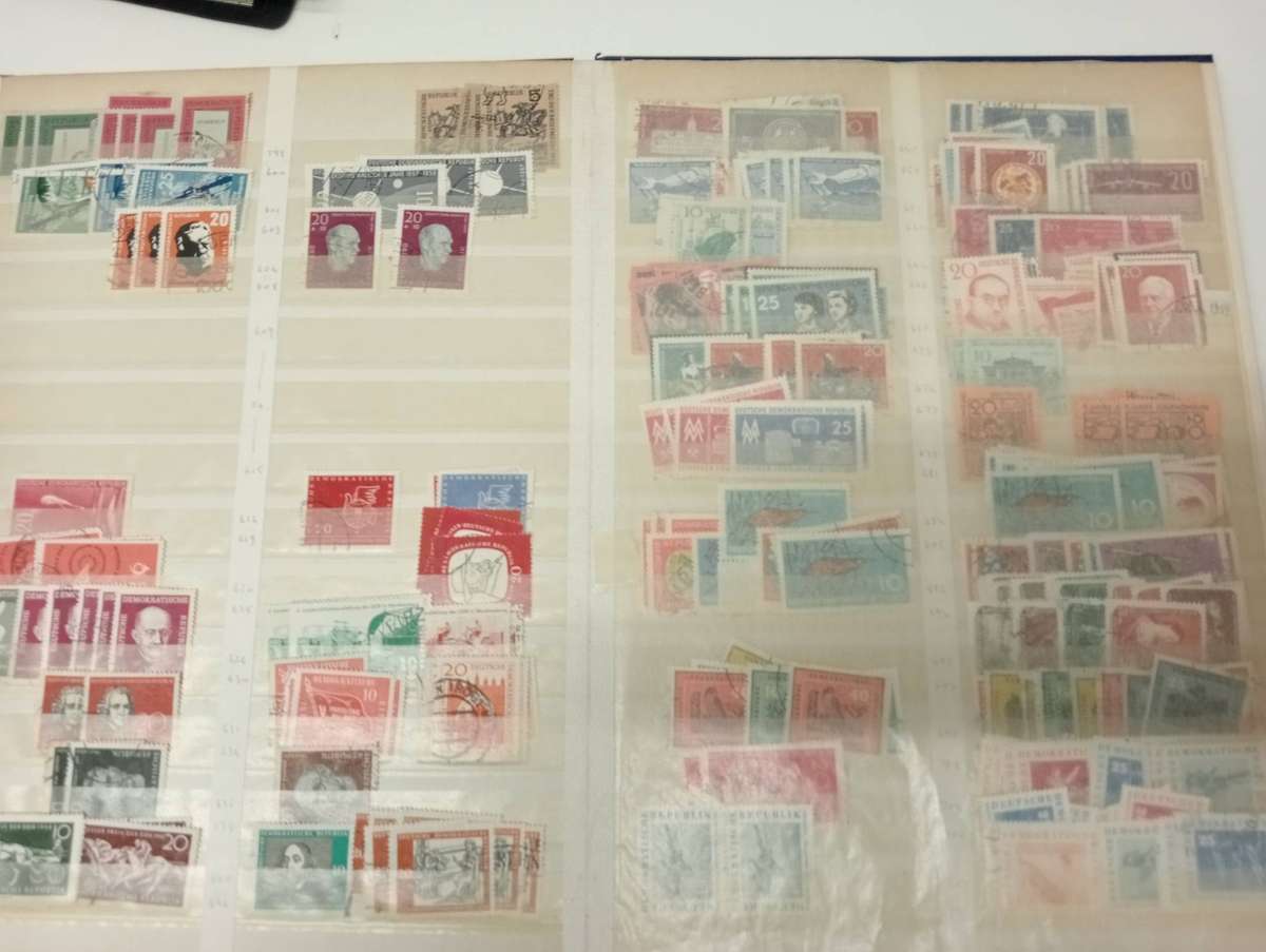 GERMANY-HUGE AMOUNT IN STOCK BOOK-EARLIES TO MID PERIOD-BIG VALUE HERE.Many piled up.