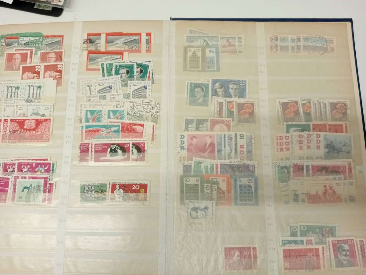 GERMANY-HUGE AMOUNT IN STOCK BOOK-EARLIES TO MID PERIOD-BIG VALUE HERE.Many piled up.