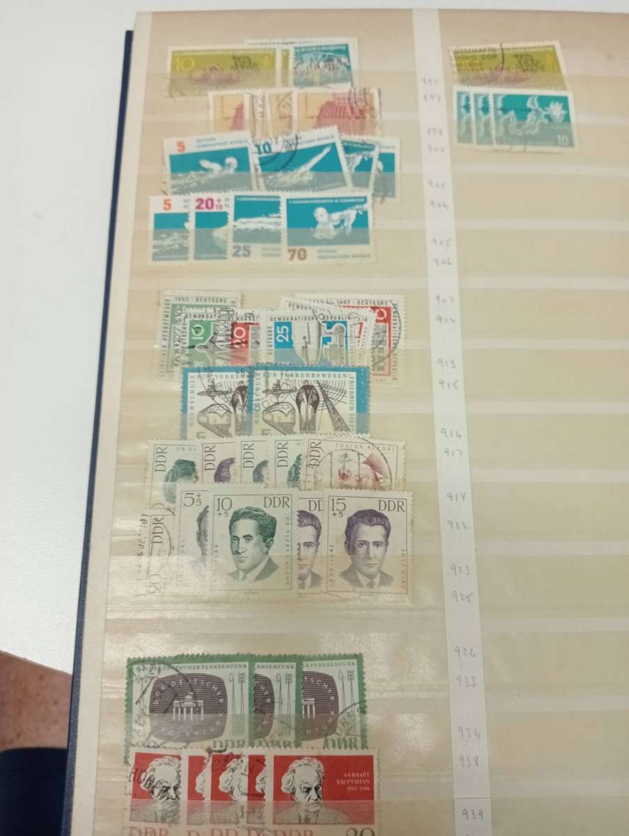 GERMANY-HUGE AMOUNT IN STOCK BOOK-EARLIES TO MID PERIOD-BIG VALUE HERE.Many piled up.