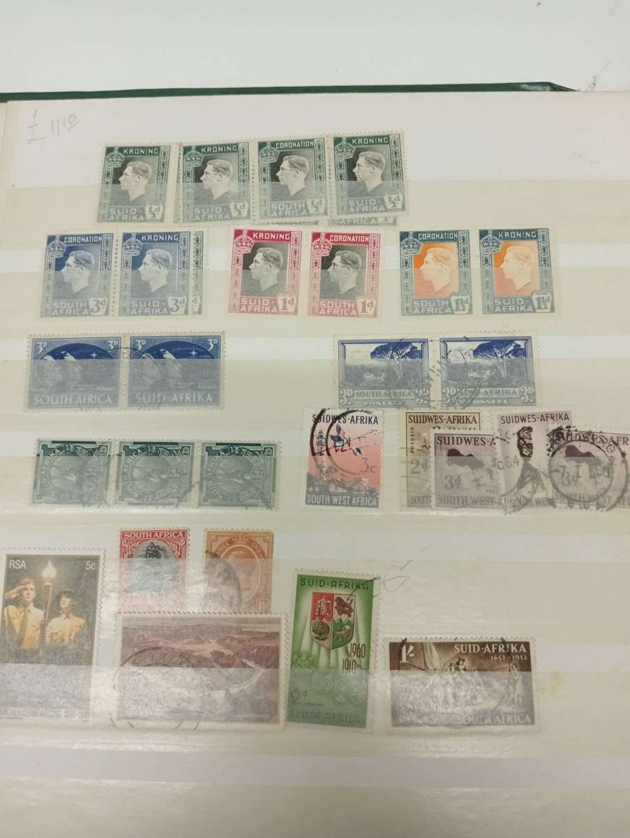 STOCK BOOK WITH A WORLD MIX