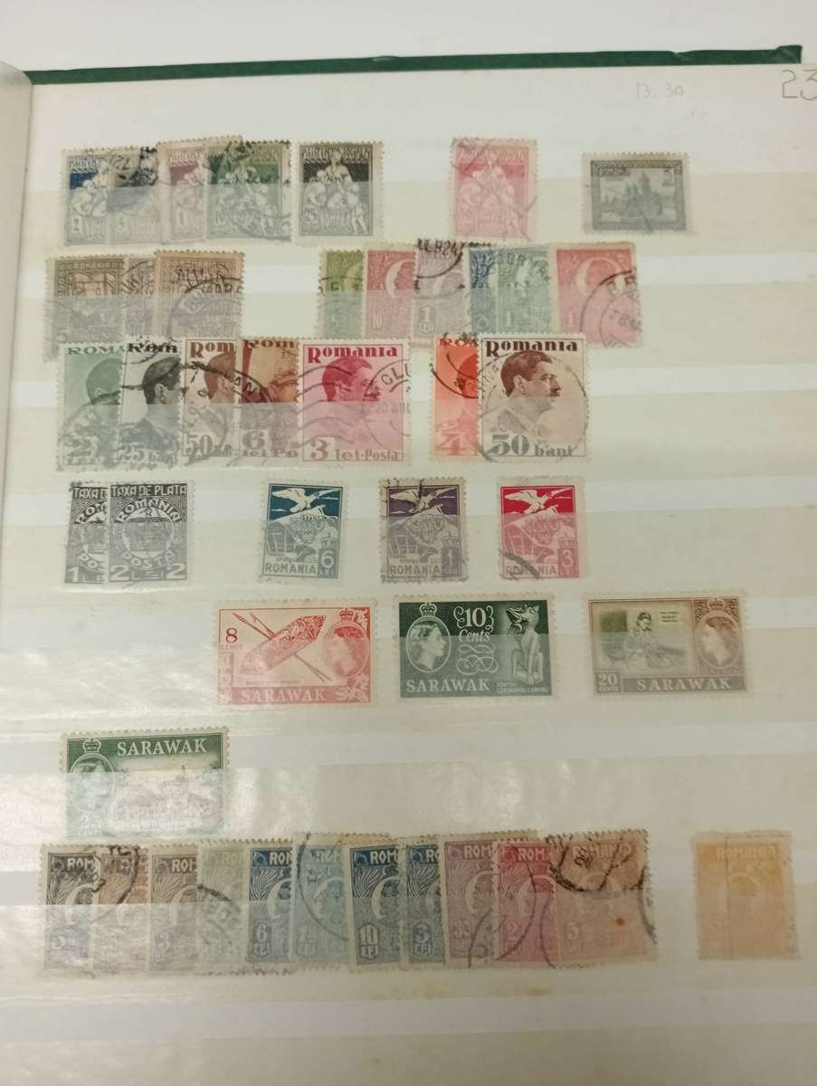 STOCK BOOK WITH A WORLD MIX