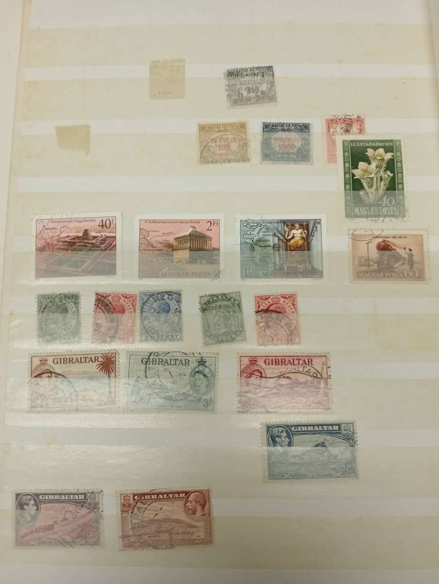 STOCK BOOK WITH A WORLD MIX